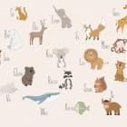 Miniatura fototapety Alfabet zwierząt