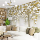 Miniatura fototapety Wykwintne drzewo we wnętrzu salonu