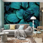 Miniatura fototapety Nocne tropiki we wnętrzu salonu