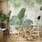 Miniatura fototapety Młode liście we wnętrzu kuchni