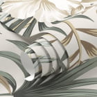 Miniatura fototapety Chiński hibiskus w liściach fragment #1