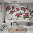 Miniatura fototapety Drzewo magnolii we wnętrzu przedpokoju