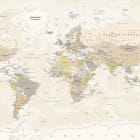Miniatura fototapety Mapa w języku angielskim