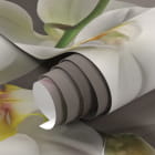 Miniatura fototapety Białe orchidee 3D fragment #1