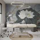 Miniatura fototapety Lilia wodna we wnętrzu przedpokoju