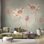 Miniatura fototapety Dziki lotos we wnętrzu salonu