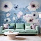 Miniatura fototapety Mak orientalny we wnętrzu salonu