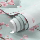 Miniatura fototapety Sakura pod księżycem fragment #1