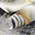 Miniatura fototapety Bujne makro mniszka lekarskiego fragment #1