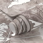 Miniatura fototapety Pole kwiatów, rysunek fragment #1