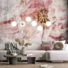 Miniatura fototapety Piękny tulipan we wnętrzu salonu