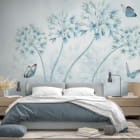 Miniatura fototapety Kwitnący allium we wnętrzu sypialni