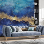 Miniatura fototapety Delikatny marmur we wnętrzu salonu