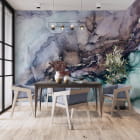 Miniatura fototapety Piękne tło akwarela we wnętrzu kuchni