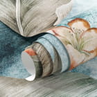 Miniatura fototapety Kwiaty w akwareli fragment #1