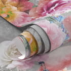 Miniatura fototapety Piękne ptaki i kwiaty fragment #1