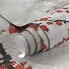 Miniatura fototapety Czerwona sakura fragment #1