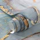 Miniatura fototapety Niebieska płynna sztuka fragment #1