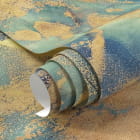 Miniatura fototapety Zorza polarna, płynna sztuka fragment #1