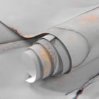 Miniatura fototapety Szara i złota płynna sztuka fragment #1