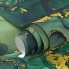 Miniatura fototapety Zielona akwarela fragment #1