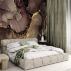 Miniatura fototapety Czekolada, płynna sztuka we wnętrzu sypialni