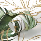 Miniatura fototapety Zielone liście, akwarela fragment #1