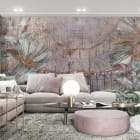 Miniatura fototapety Piękny ogród botaniczny we wnętrzu salonu