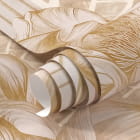 Miniatura fototapety Kwiat lilii wodnej fragment #1