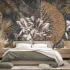 Miniatura fototapety Nocna lilia wodna we wnętrzu sypialni