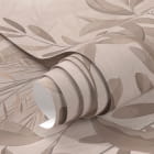 Miniatura fototapety Beżowe liście, wzór fragment #1