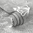 Miniatura fototapety Dmuchawce na szarym tle fragment #1