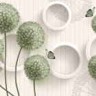 Miniatura fototapety Zielony Allium 3D