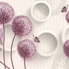 Miniatura fototapety Allium pastelowy różowy