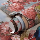 Miniatura fototapety Piękny paw akwarela fragment #1