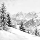 Miniatura fototapety Zima w górach