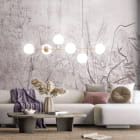 Miniatura fototapety Subtelne polne kwiaty we wnętrzu salonu