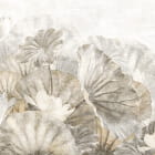 Miniatura fototapety Beżowe liście lotosu