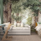 Miniatura fototapety Światło między drzewami we wnętrzu pokoju dziecka