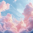 Miniatura fototapety Różowe niebo marzeń