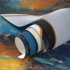 Miniatura fototapety Piłka nożna w ruchu fragment #1