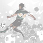 Miniatura fototapety Nowoczesna grafika piłkarska