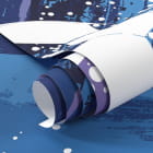 Miniatura fototapety Piłka nożna na niebieskim tle fragment #1