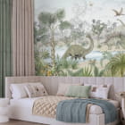 Miniatura fototapety Dolina Dinozaurów we wnętrzu pokoju dziecka