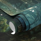 Miniatura fototapety Świetliki Magicznego Lasu fragment #1