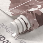 Miniatura fototapety Mapa świata w odcieniach brązu fragment #1