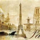 Miniatura fototapety Zabytki Paryża