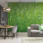 Miniatura fototapety Rosa na trawie we wnętrzu kuchni