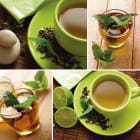 Miniatura fototapety Zielona herbata