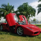 Miniatura fototapety Luksusowe czerwone ferrari